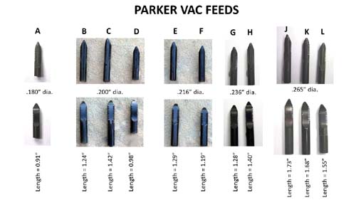 PARKER VACUMATIC FEEDS